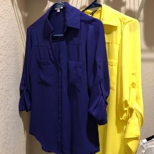 Express Portofino Shirts Bundle!! Sz XS.